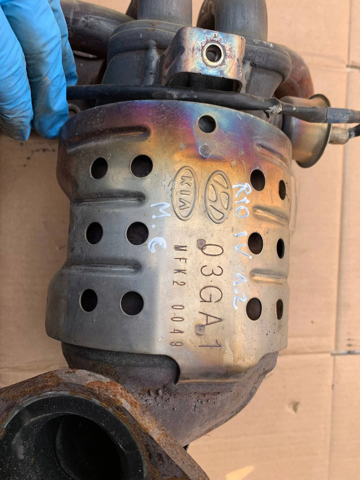 Catalyseur / FA / DPF Kia OE 03GA1 image 7