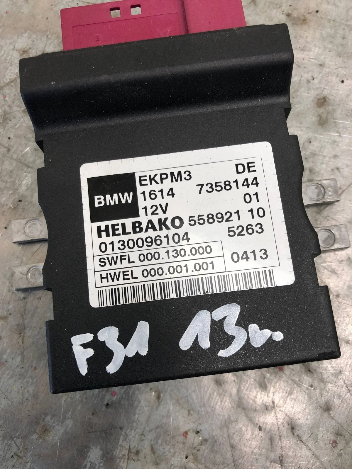 Modul bränslepump BMW F31 7358144 image 4