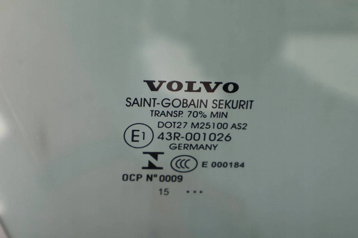 Volvo V60 Vänster Framdörrsruta DOT27M25100AS2 image 7