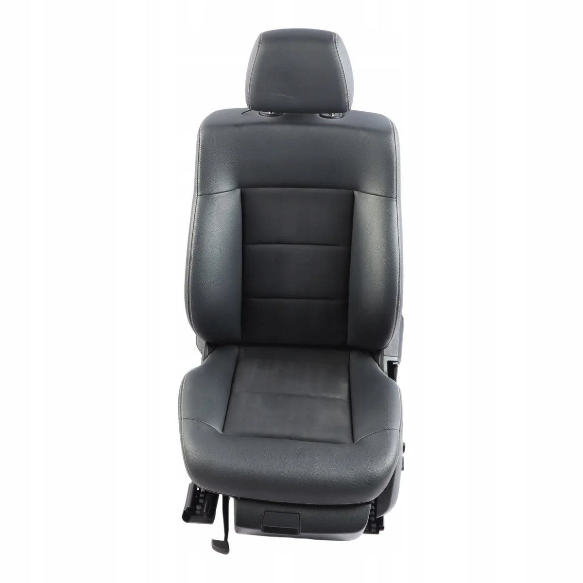 Vänster framstol Mercedes W212 Svart Läder