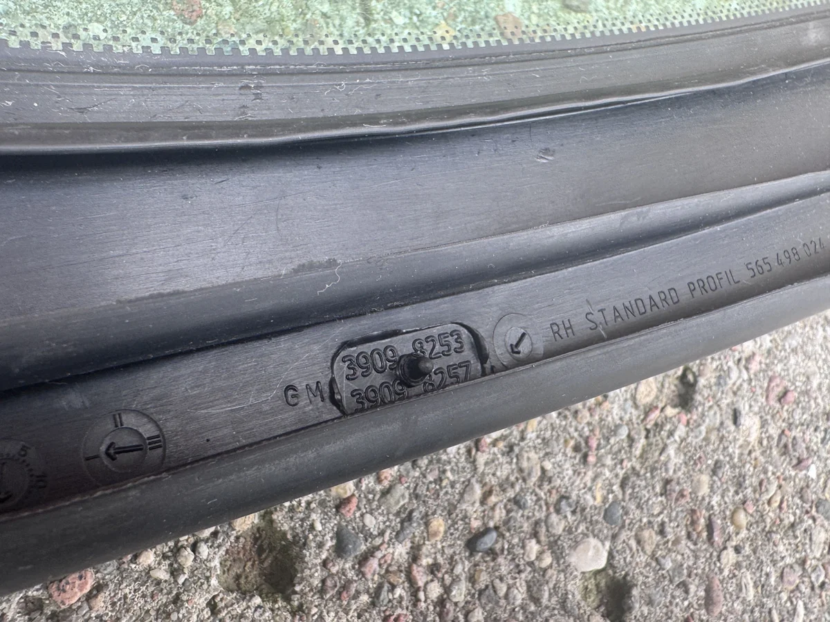 Opel Astra K V Türdichtung hinten rechts HB image 7