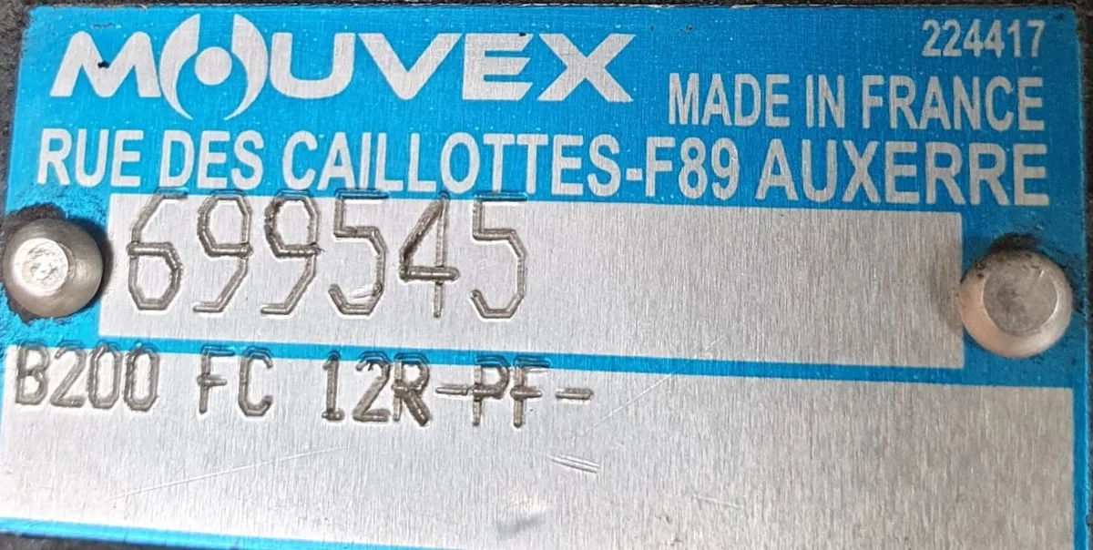 Mouvex B200 FC 12R-PF Schraubenkompressor gebraucht image 4