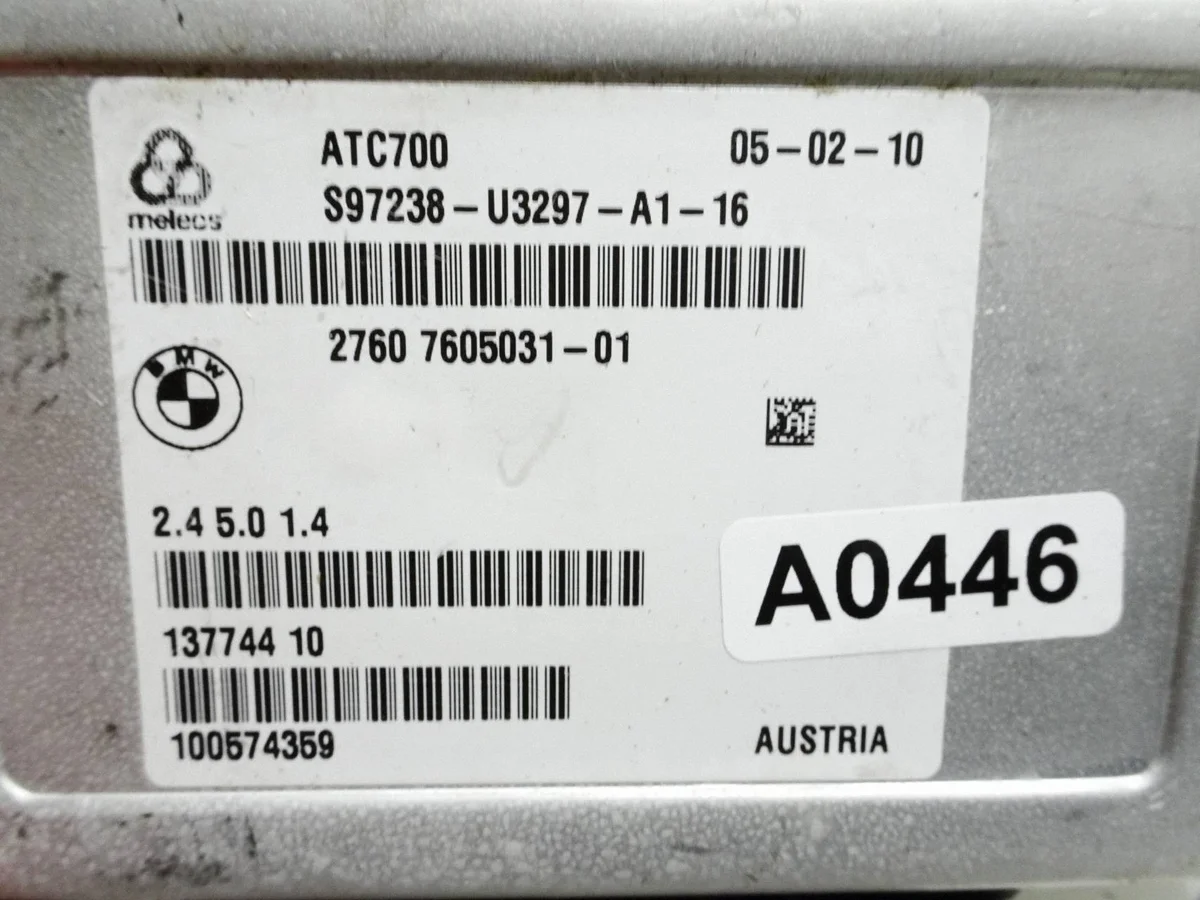 BMW X5 E70 Module Boîte 7605031 image 4