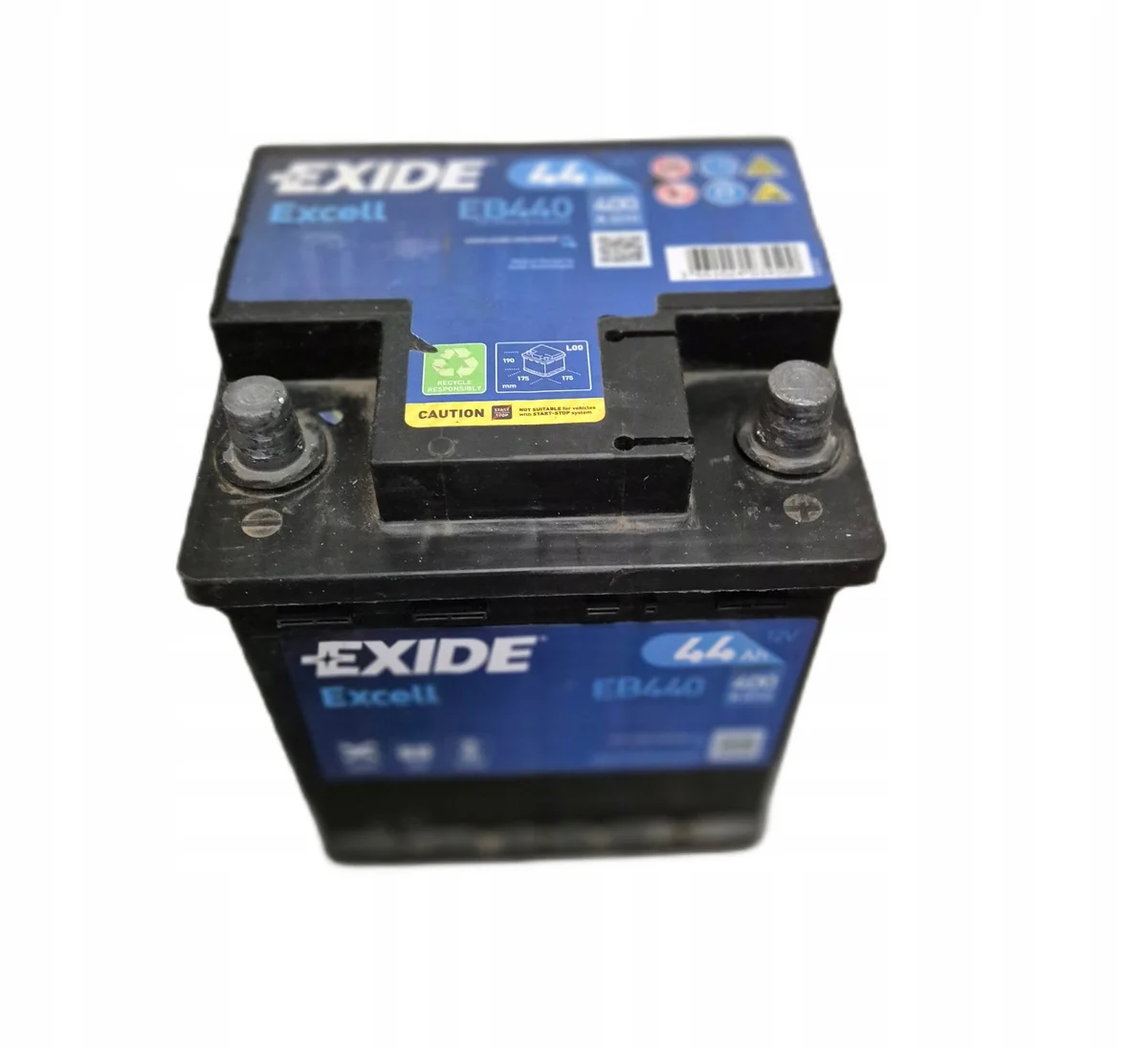 Batería Exide Excell EB440 44Ah 400A P+