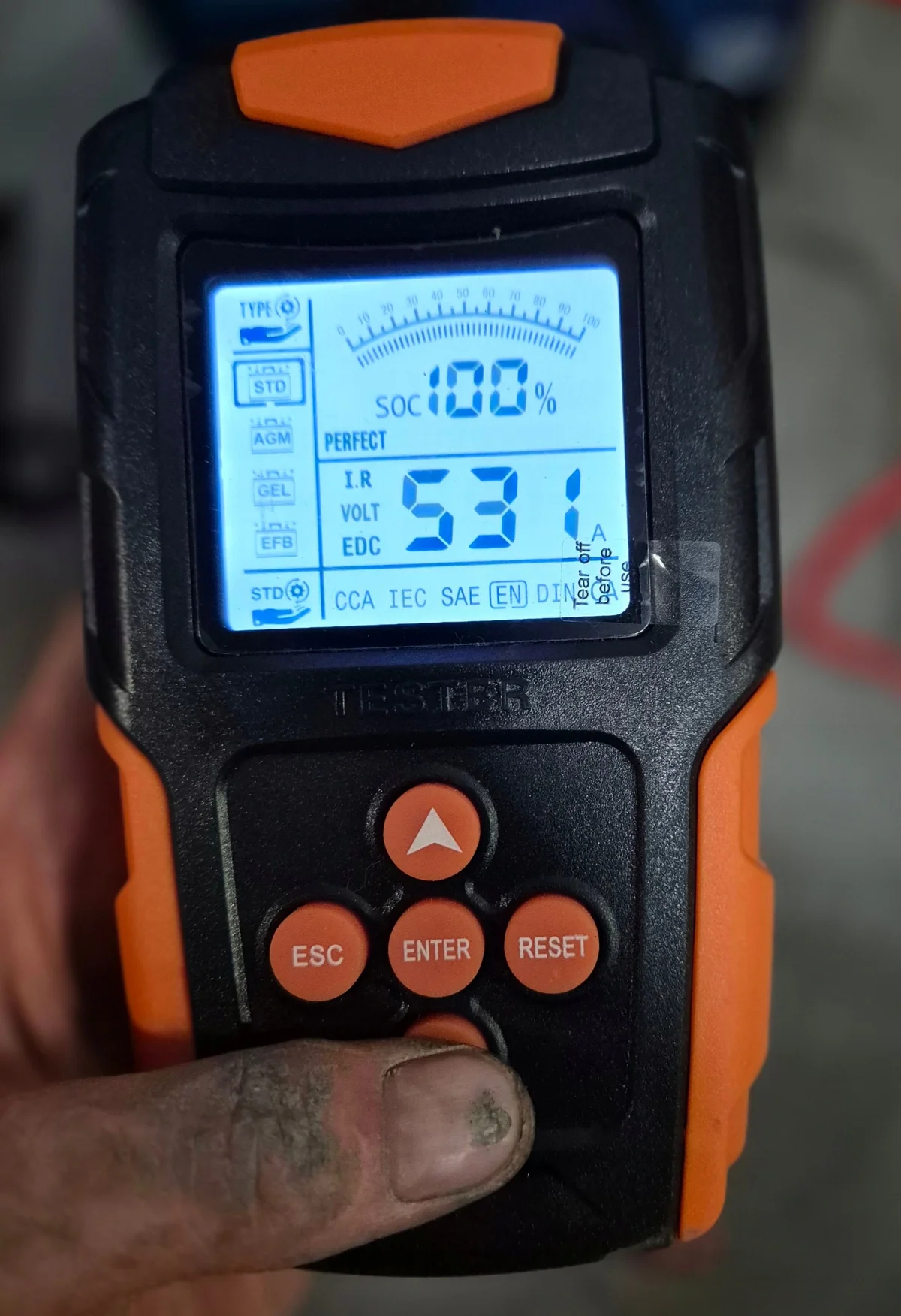 Exide Excell EB440 Batteri 44Ah 400A P+ image 6