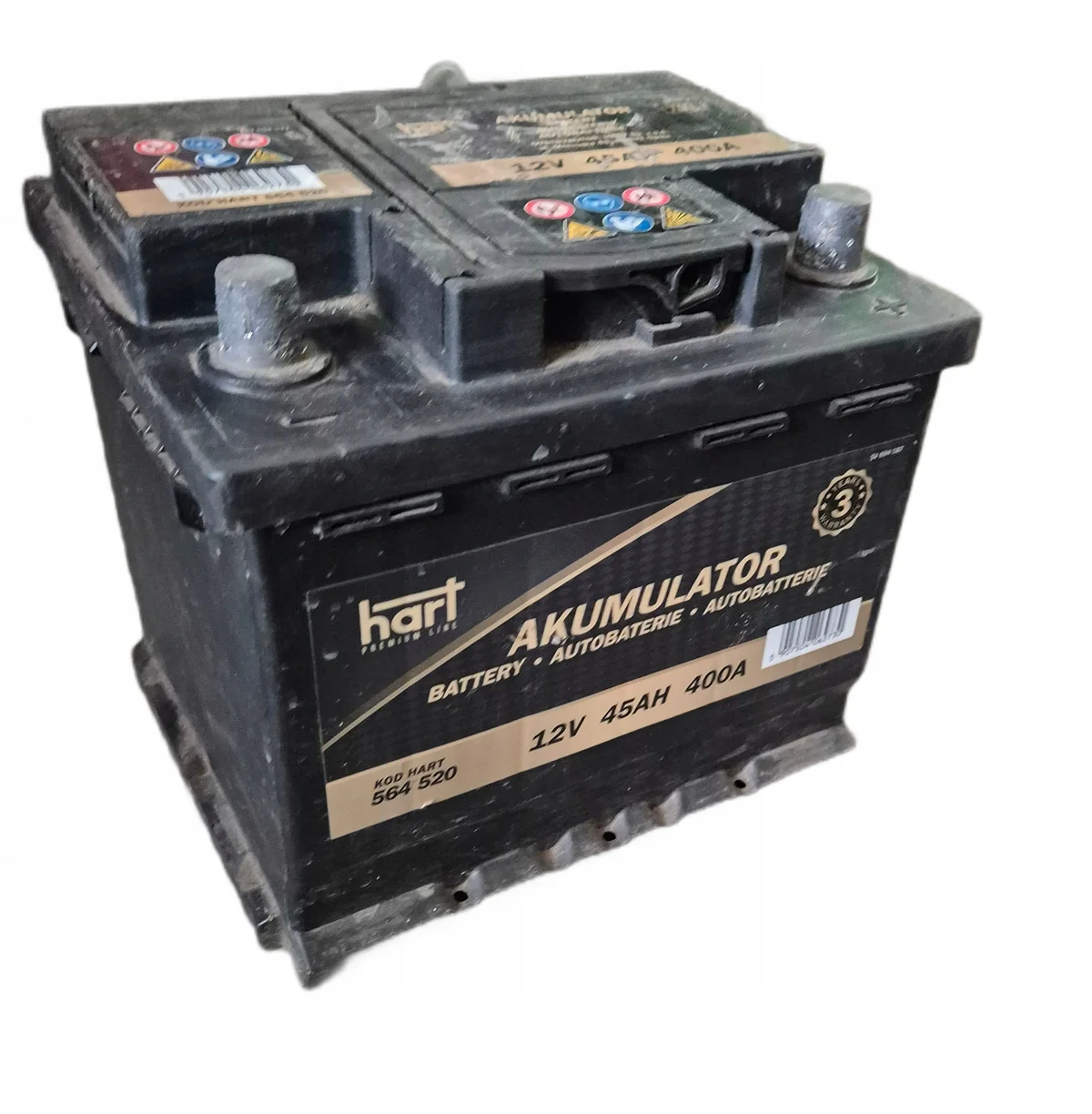 Batteria Varta 45Ah 400A 564 520 Usata