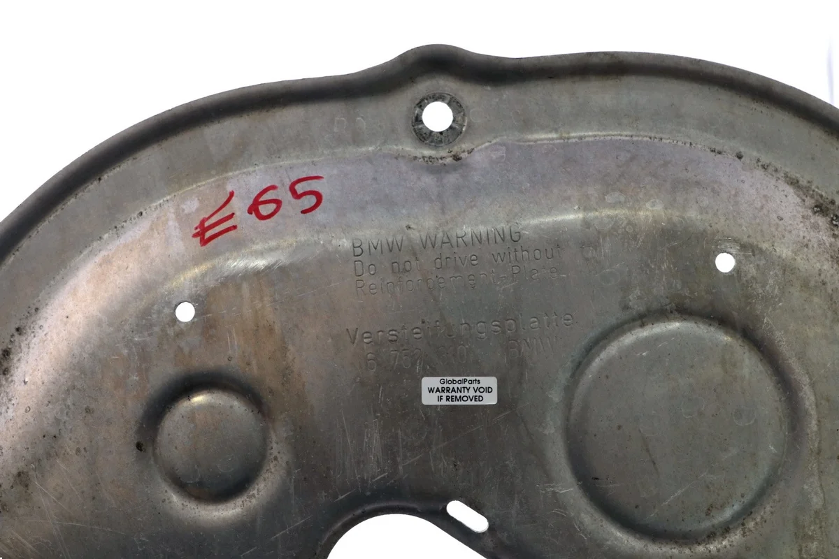 BMW E65 E66 Plaque Cache Moteur 6767228 image 3