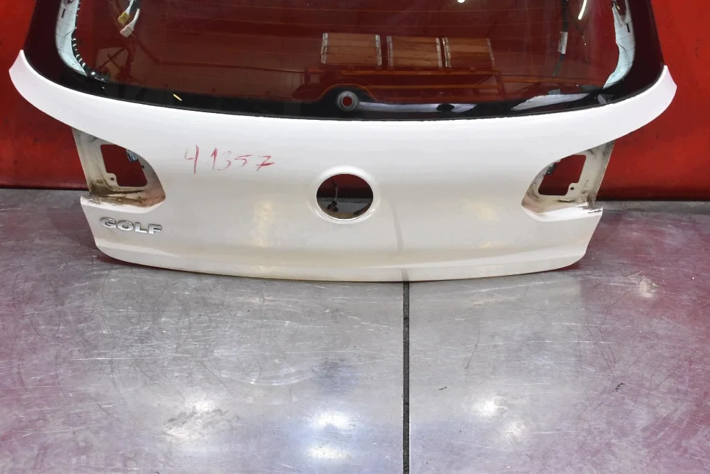 Heckklappe VW Golf 6 VI 5-Türer Weiß gebraucht image 3