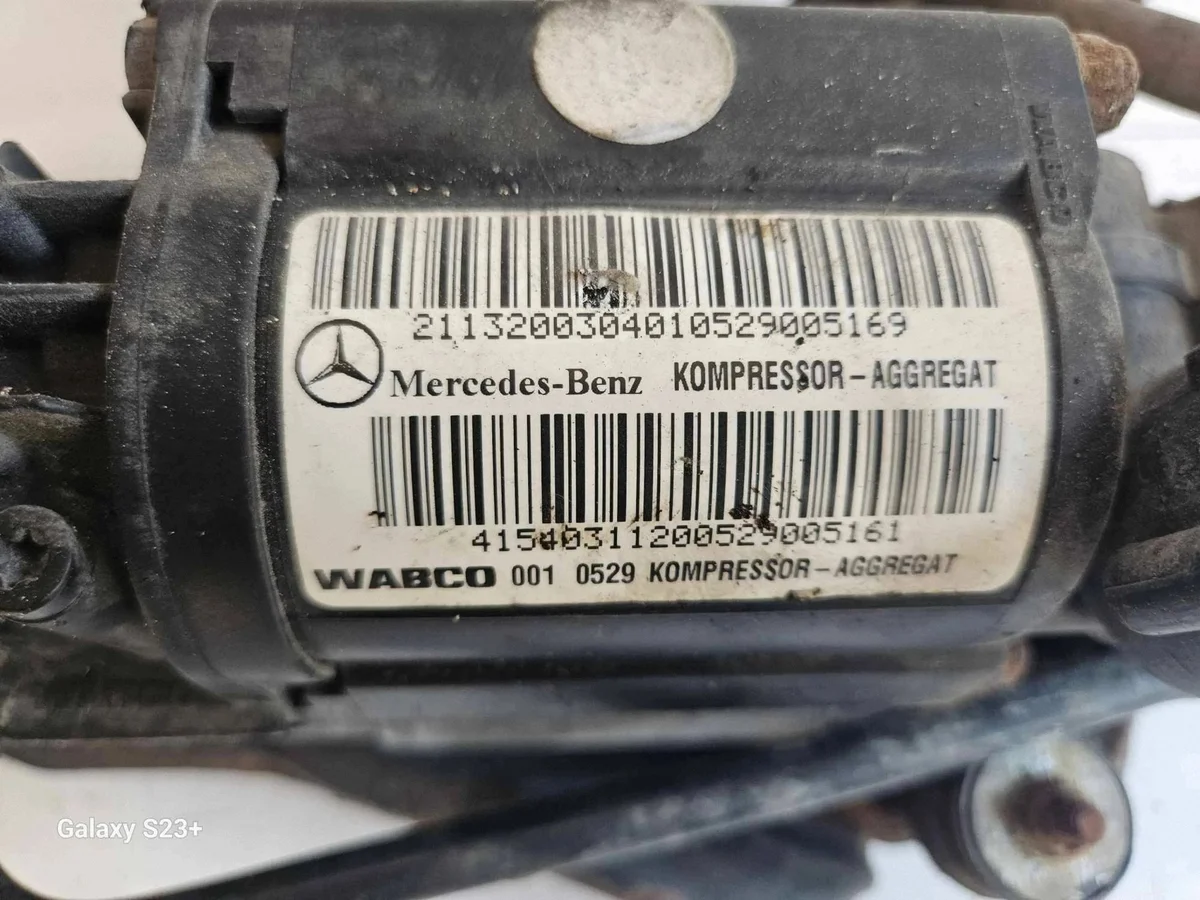 Compressor Suspensão Ar Traseira Mercedes E W211 image 5