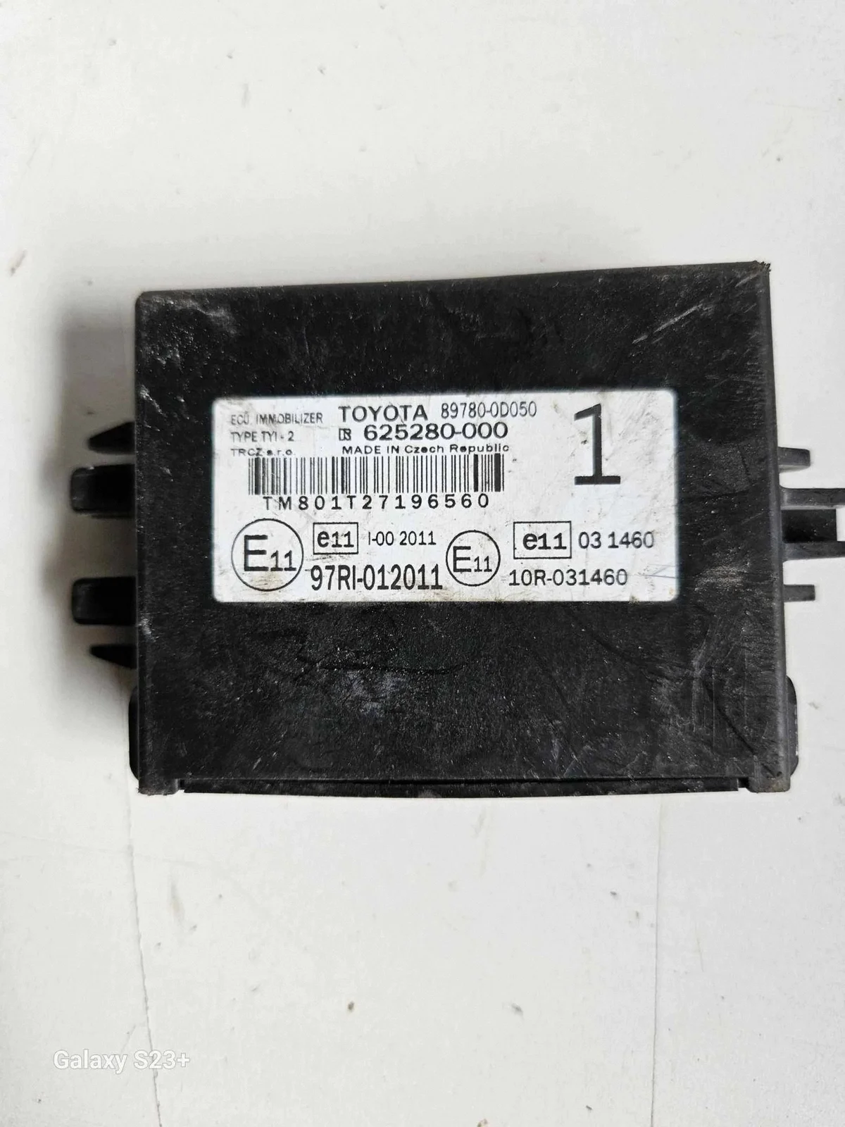 Módulo Imobilizador Toyota Yaris 897800D050