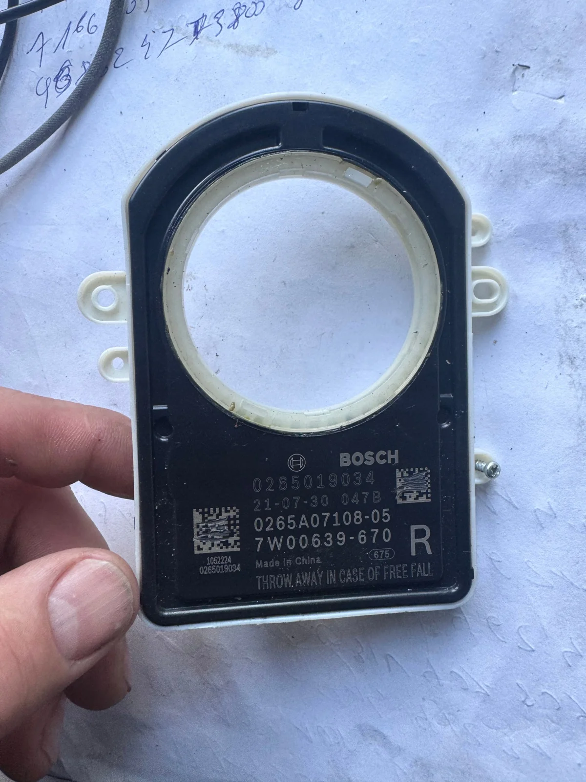 Steering Angle Sensor Renault Master III 0265019034