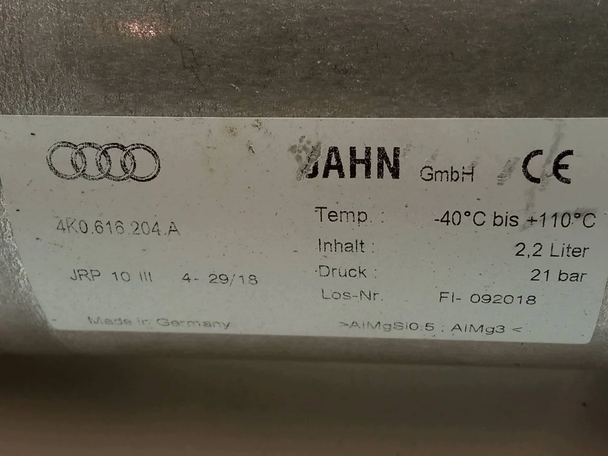 Tryckackumulator Audi A7 II C8 4K0616204A image 3