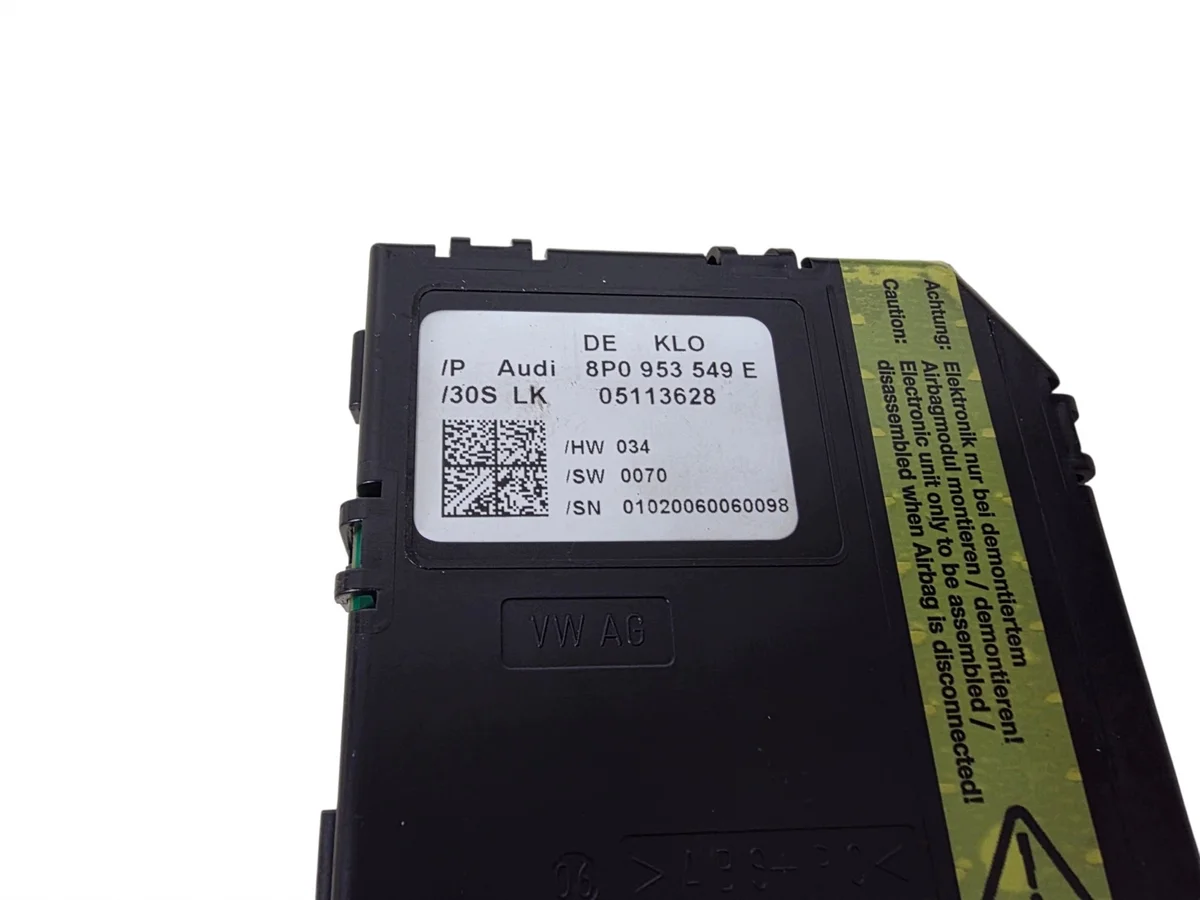 Audi A3 8P Modulo Sensor Angulo Giro 8P0953549E image 3