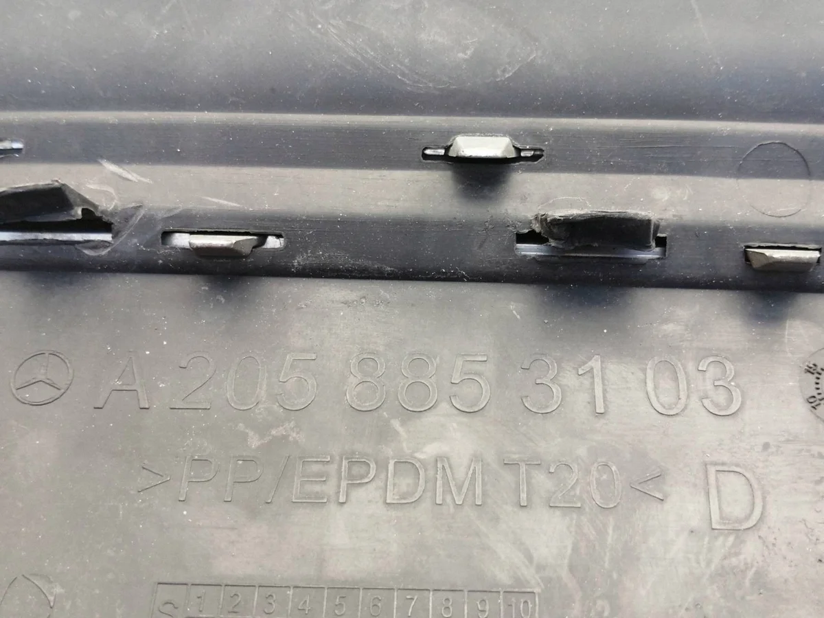 Difusor Traseiro Mercedes W205 A2058853103 image 6