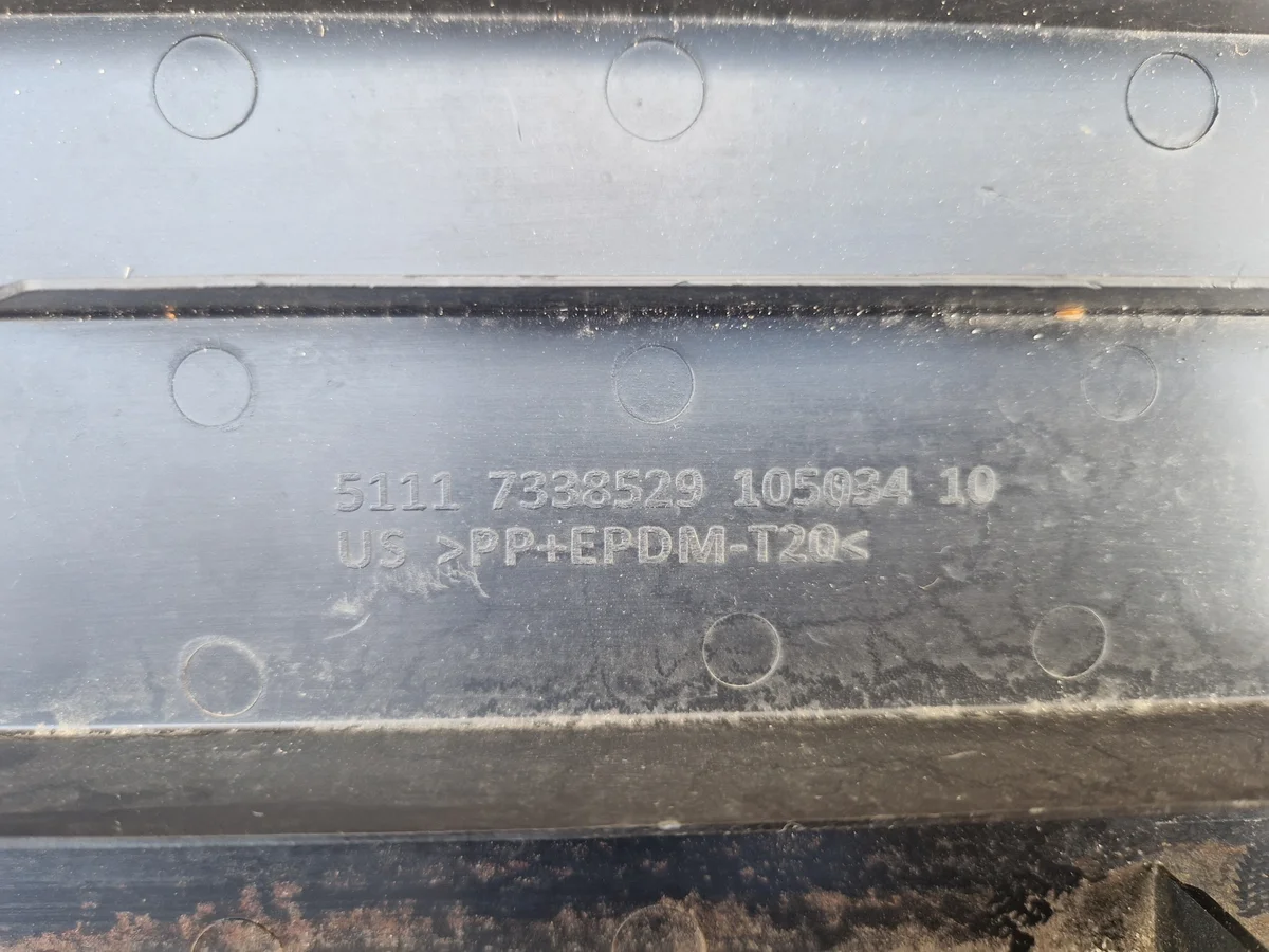Support plaque immatriculation BMW X4 F26 image 3