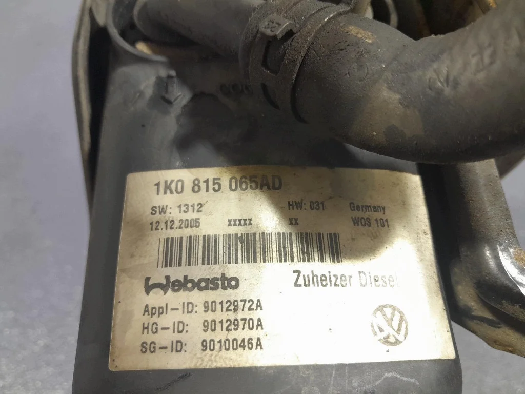 Webasto lisälämmitin VW Touran I 1K0815065AD image 6