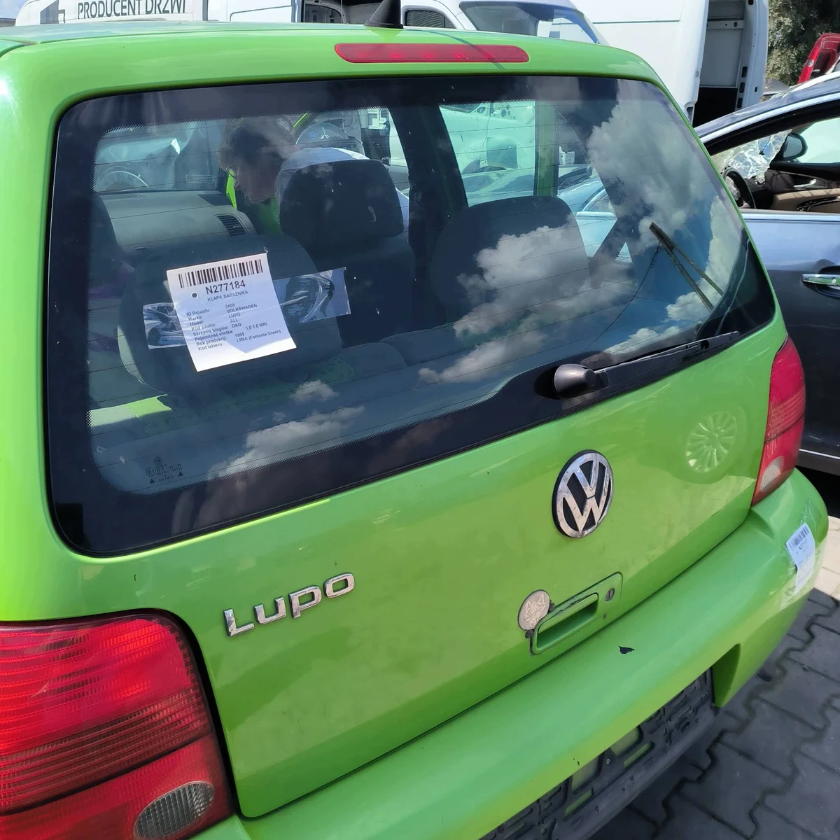 Hayon Volkswagen Lupo LUPOKLAPA Occasion image 3