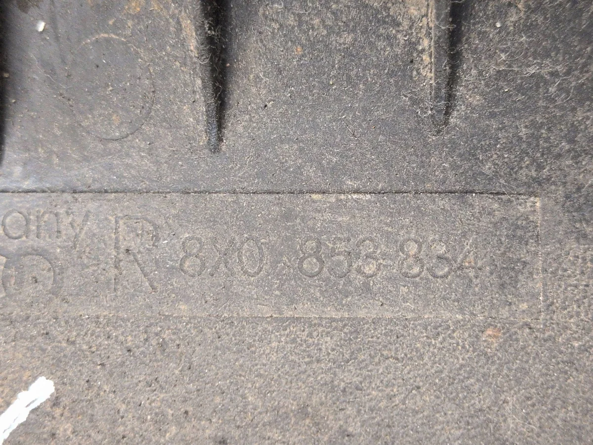 2012 Audi A1 Rear Mudguard 8X0853833 image 4