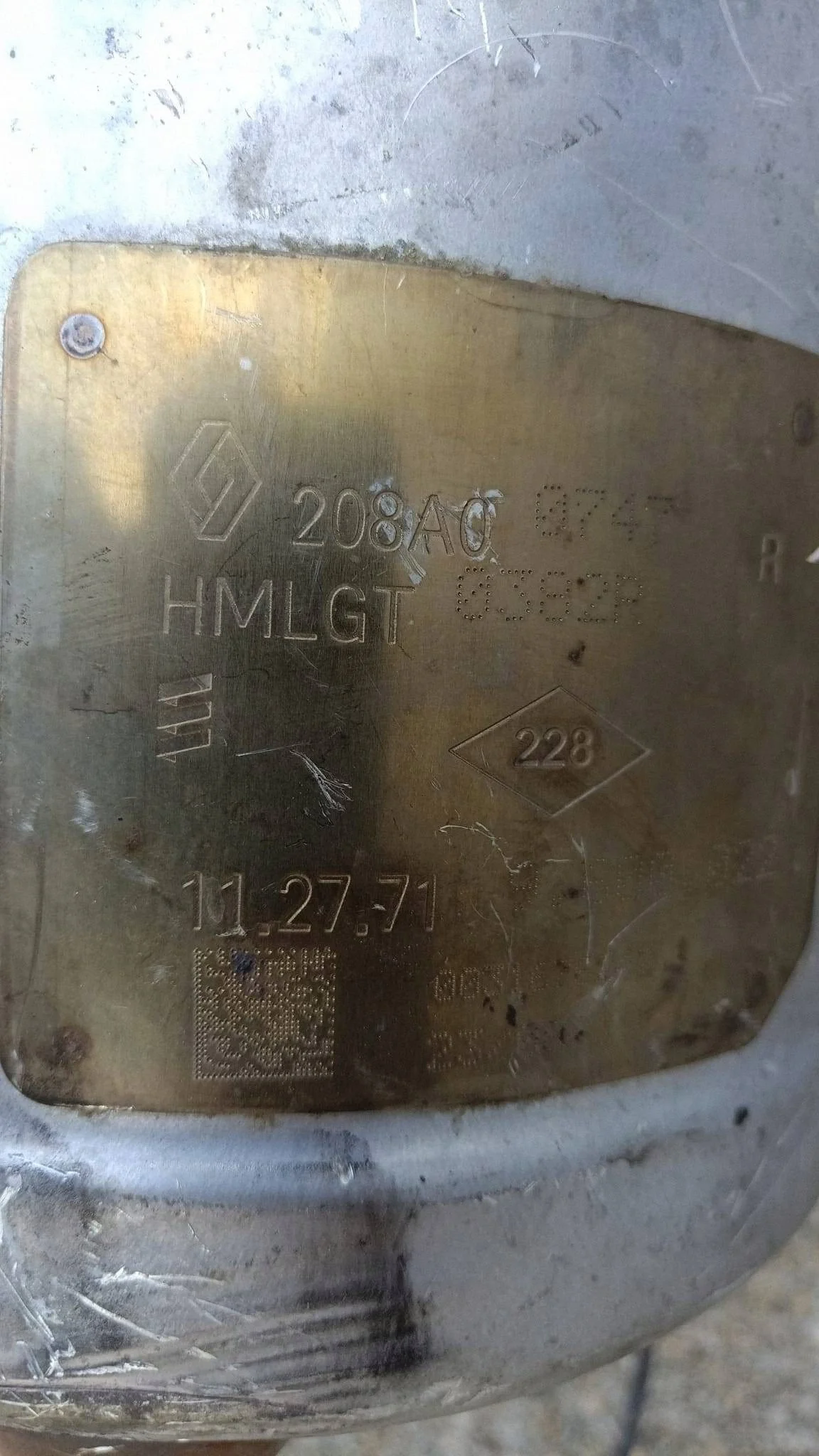 Renault Trafic 2.0 DPF Katalysator 208A00747R image 3