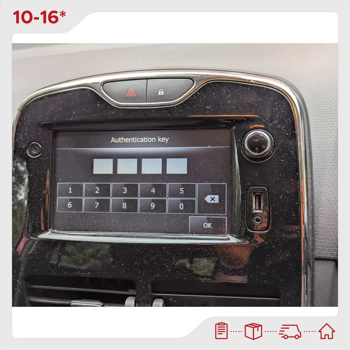 Radio GPS Navigation Renault Clio MK4 BH X98