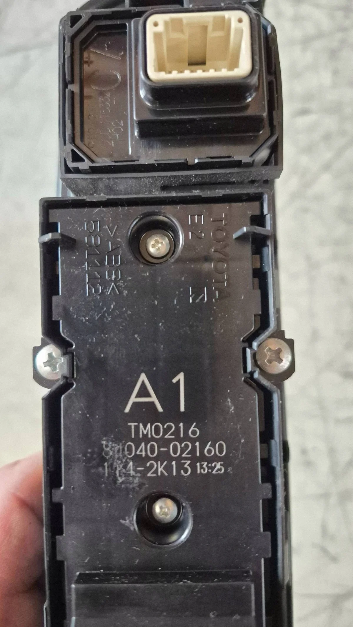 Window Switch Panel Left Front Toyota Corolla E210 image 7