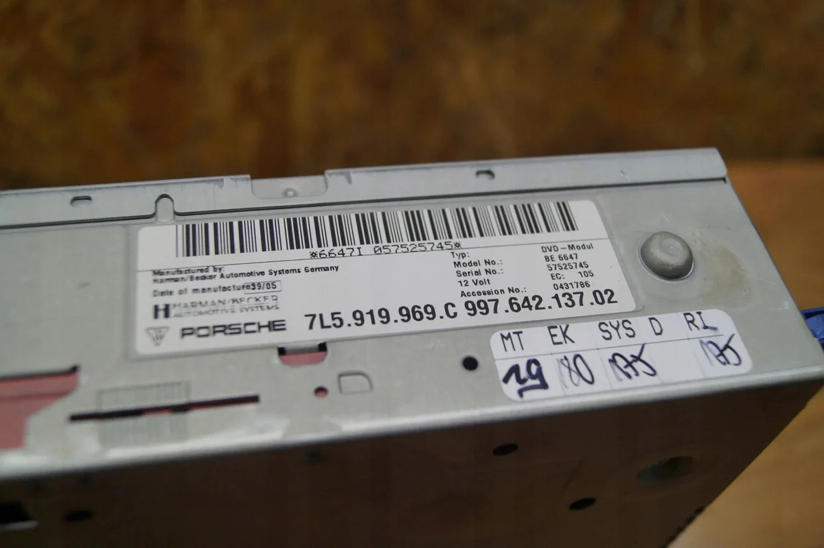 Lector DVD GPS Porsche 997 OE 99764213702 image 4