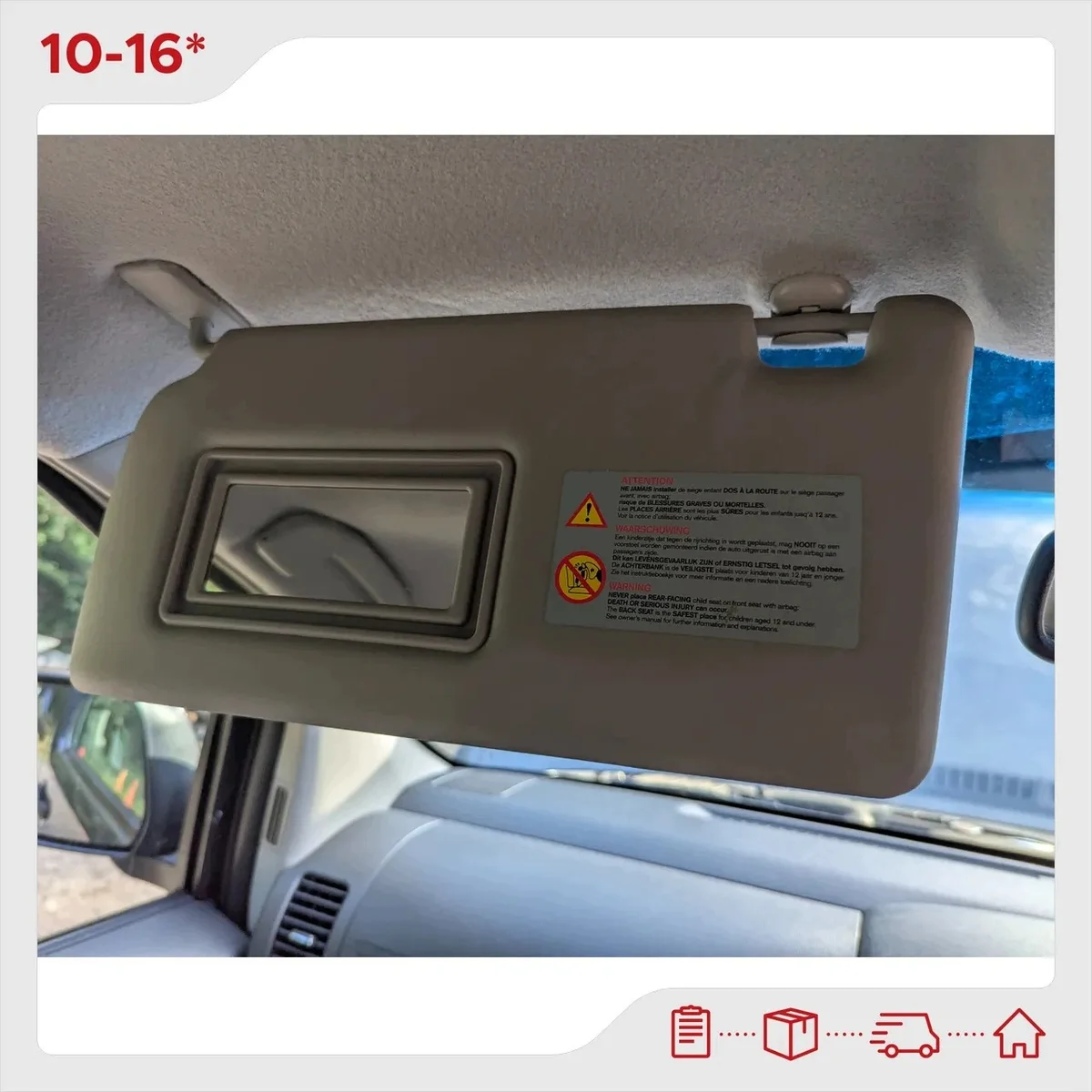 Nissan Navara D40 Facelift Schiebedachblende Links