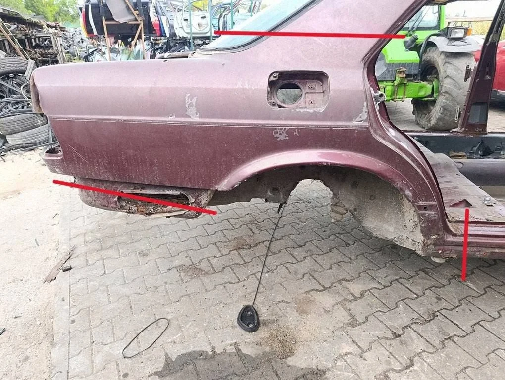 Mercedes W126 500 SEL Kotflügel rechts hinten image 8