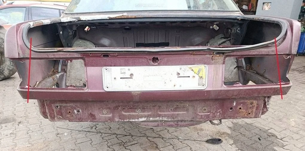 Mercedes W126 500 SEL Heckklappe gebraucht FLS29455 image 7