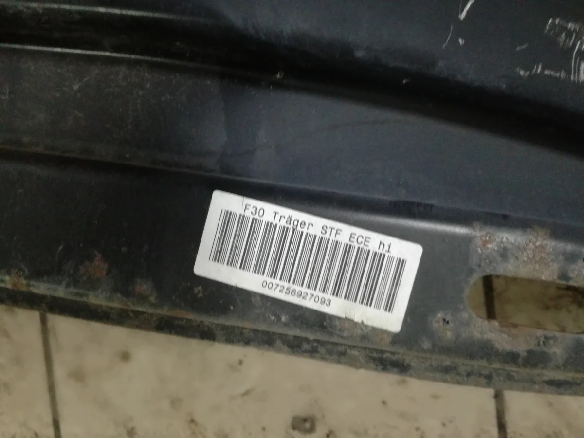 BMW F30 F31 Stoßstangenträger hinten gebraucht image 3