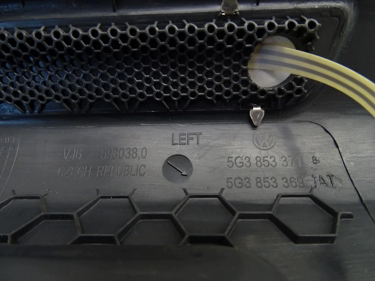 Schwellerleiste Links Golf VII 7 R 3D LED image 10