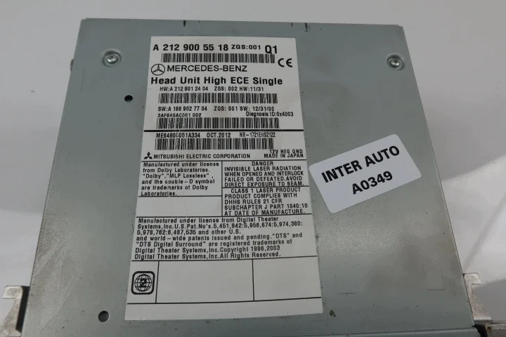 Mercedes W212 LIFT Comand Radio Navigation 2129005518 image 10