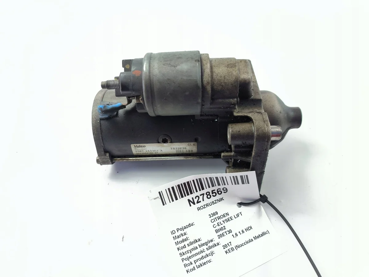 Starter 9662854180 for Citroen C-Elysee