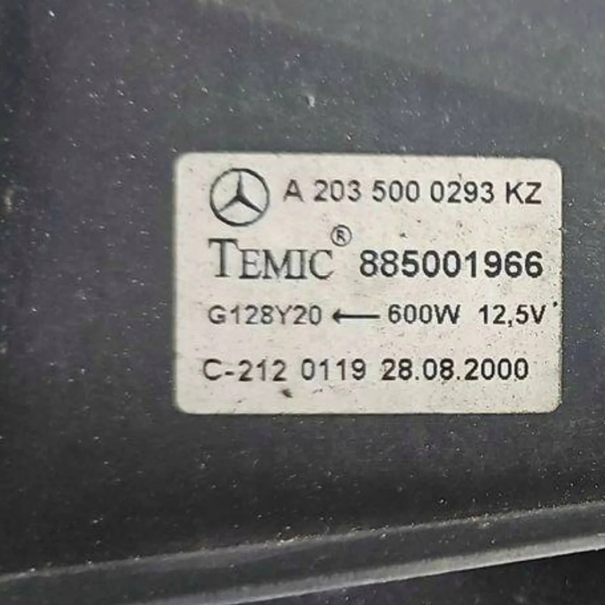 MERCEDES-BENZ C (W203) främre ram A2035000293 image 4