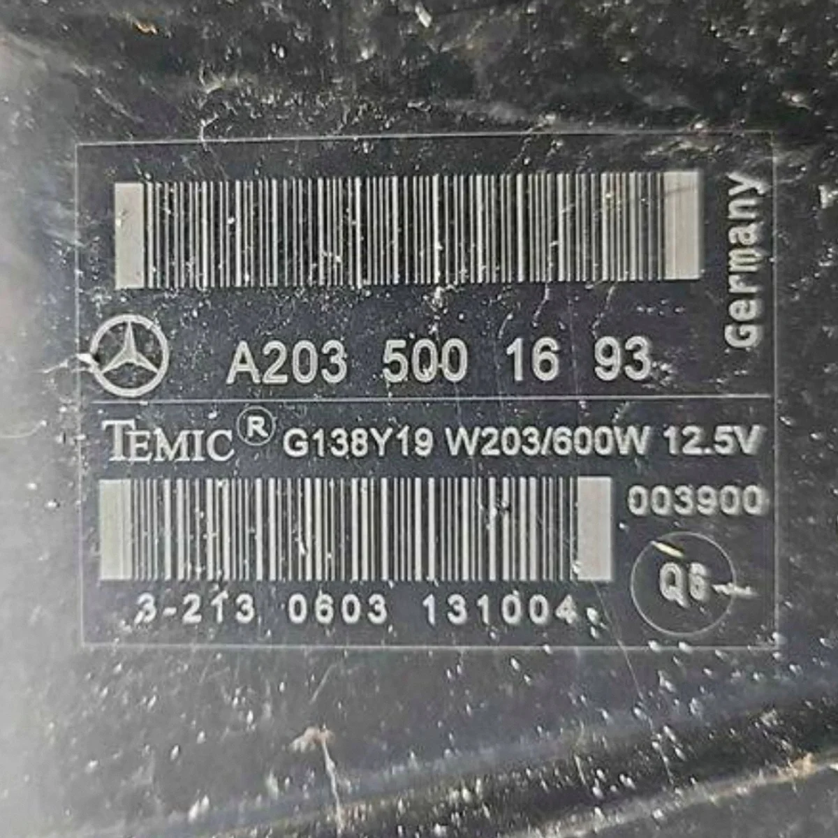 MERCEDES-BENZ C W203 front frame A2035001693 image 4