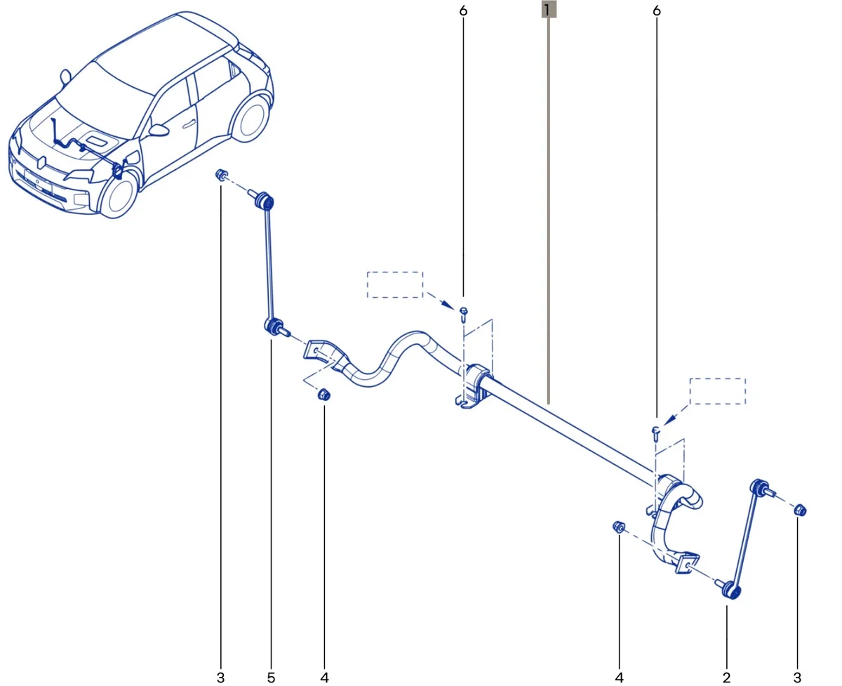 Stabilisatorlänk Renault 5 V EV E-Tech image 10
