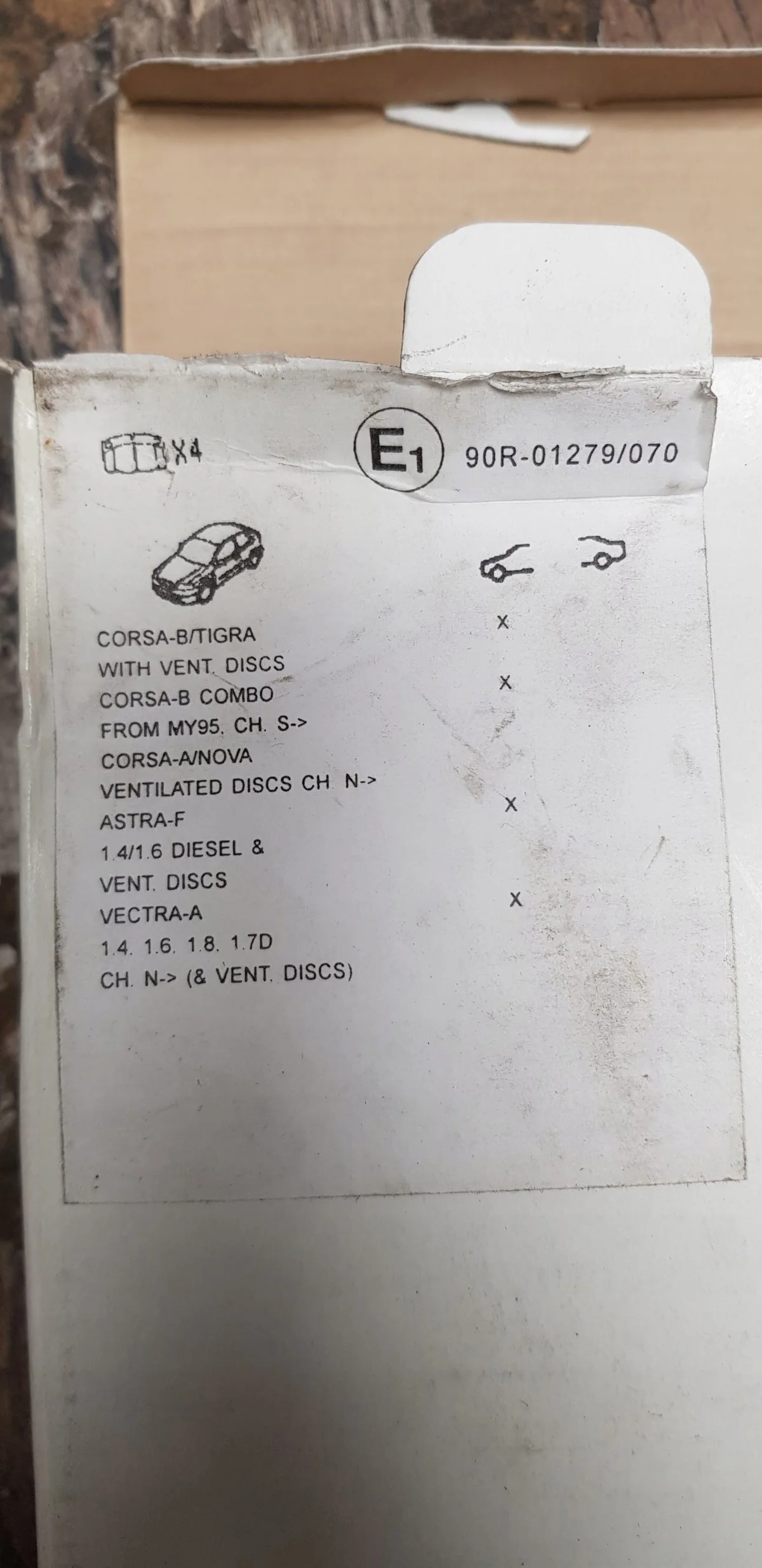 Jarrupalat Opel Vectra C 93192623 image 5