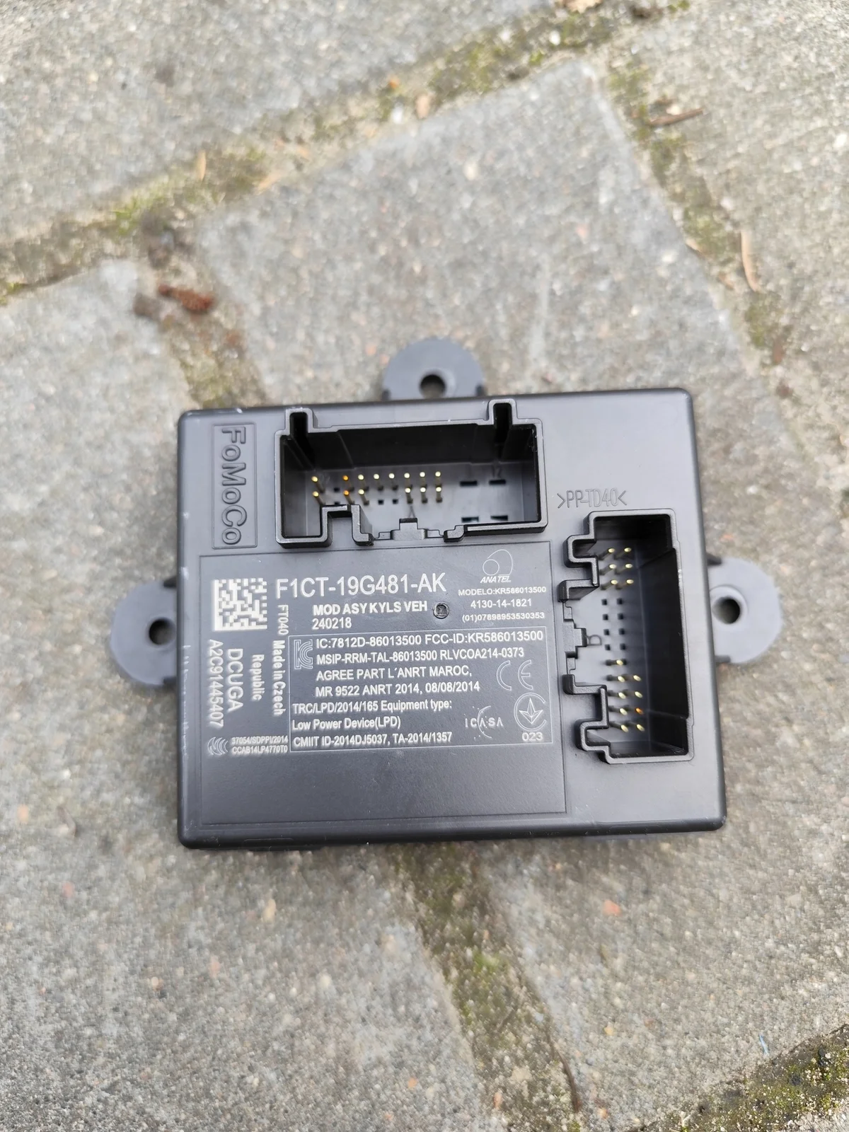 Ford C-Max MK2 Lift Deurmodule Keyless F1CT-19G481-AK image 3