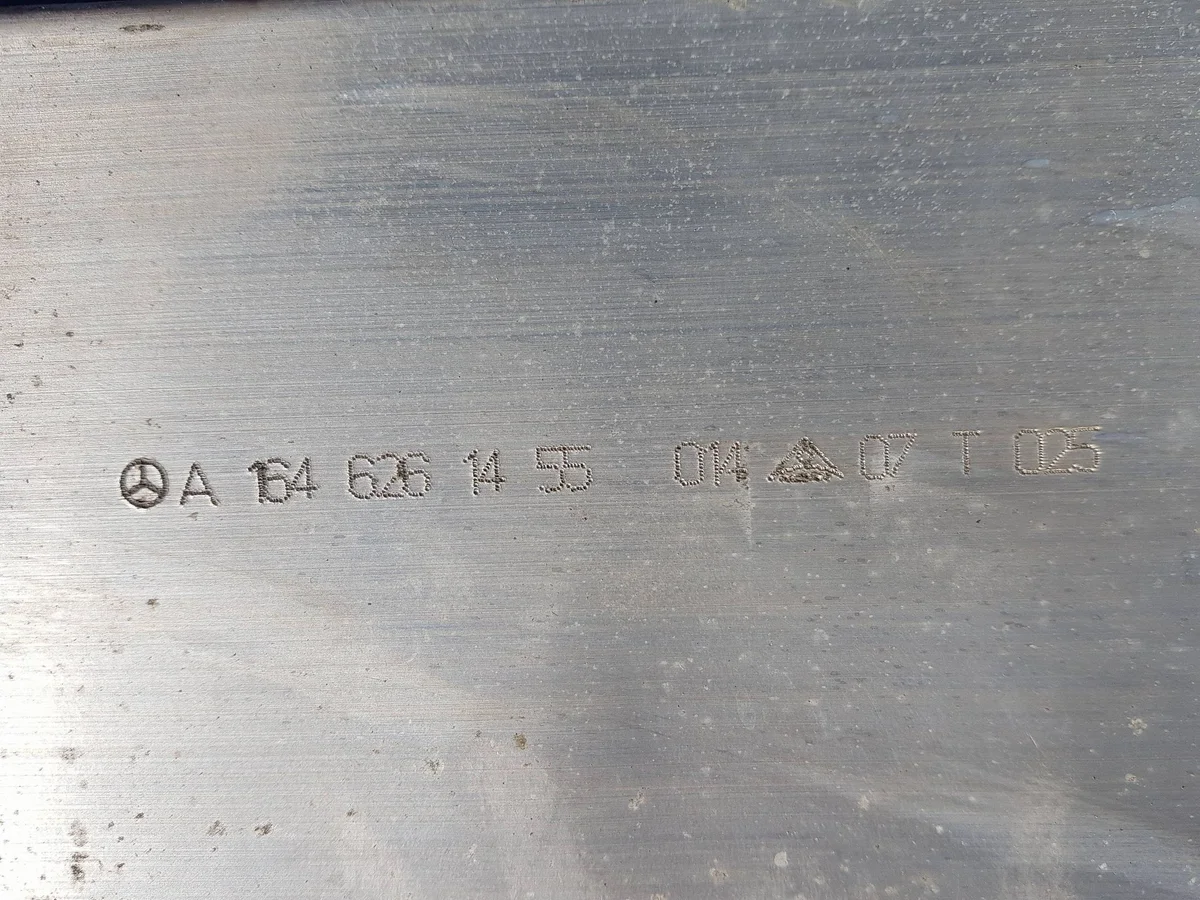 Viga parachoques Mercedes ML W164 A1646201234 image 9