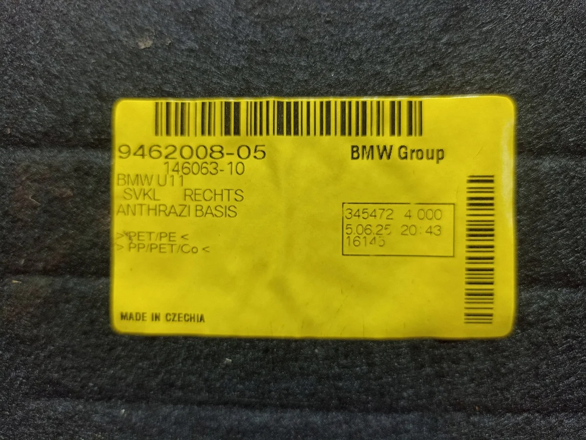 BMW X1 U11 Rear Right Trunk Trim Panel image 5