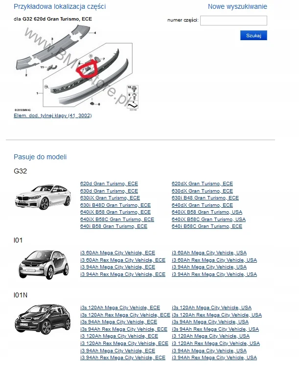 BMW i3 I01 G32 Micro-interrupteur hayon 7315602 image 4