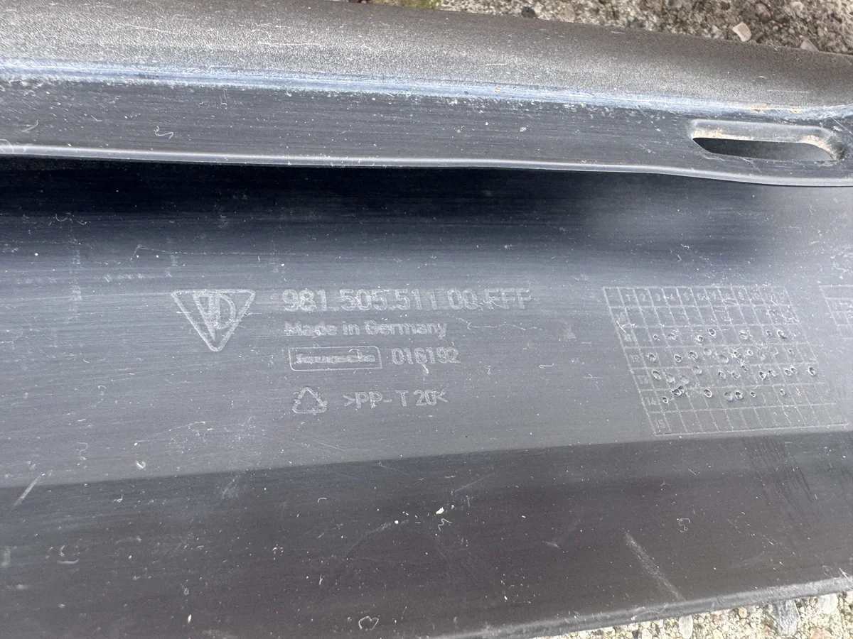 Porsche Boxster 981 Difusor Trasero Usado image 7