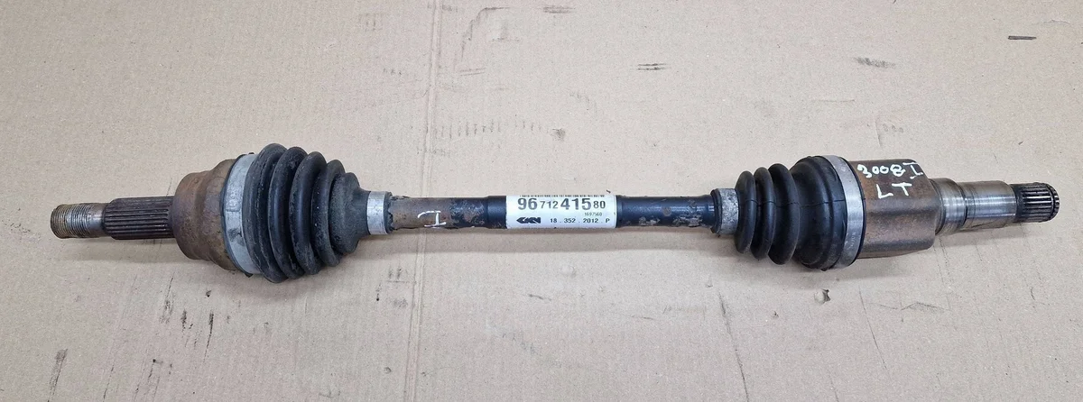 Drivaxel höger bak Peugeot 3008 I