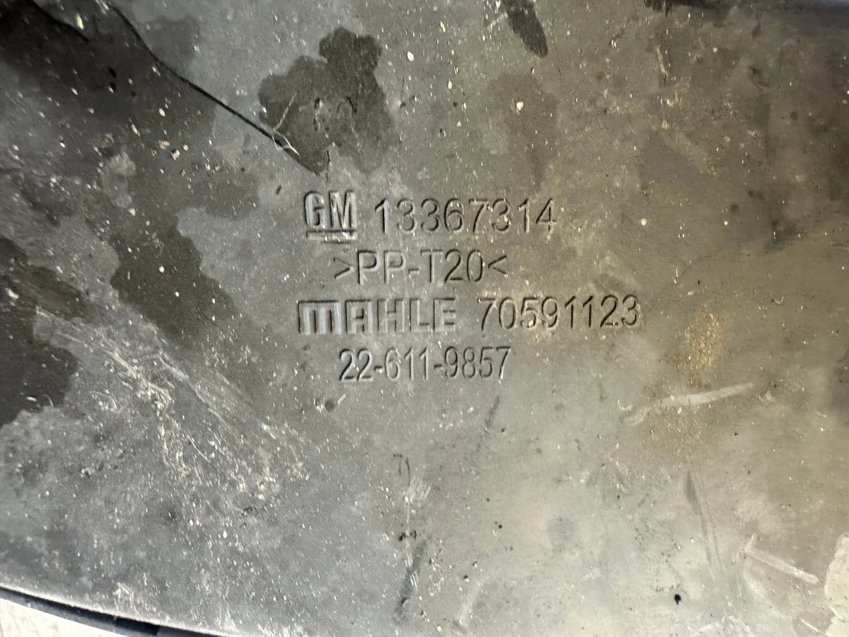 Opel Astra K Ansaugrohr Luftfilter AS1 13367314 image 5