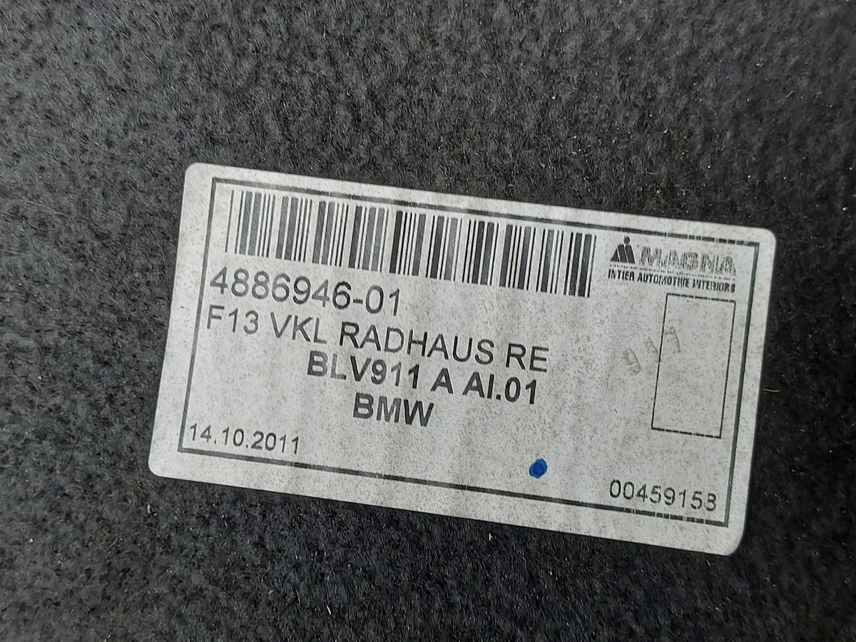 BMW 6 Coupé 640d F13 Panel Maletero Derecho image 10