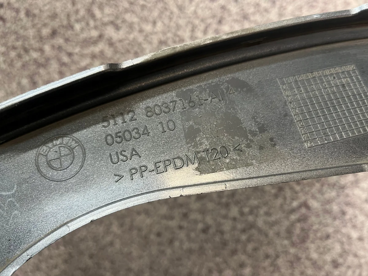 Schmutzfänger BMW X5 E70 M-Paket links hinten image 6