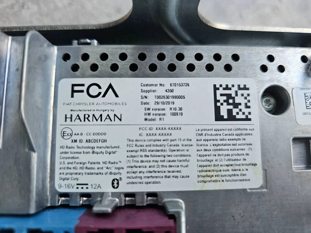 Maserati Quattroporte VI Radio Navi Steuereinheit image 4
