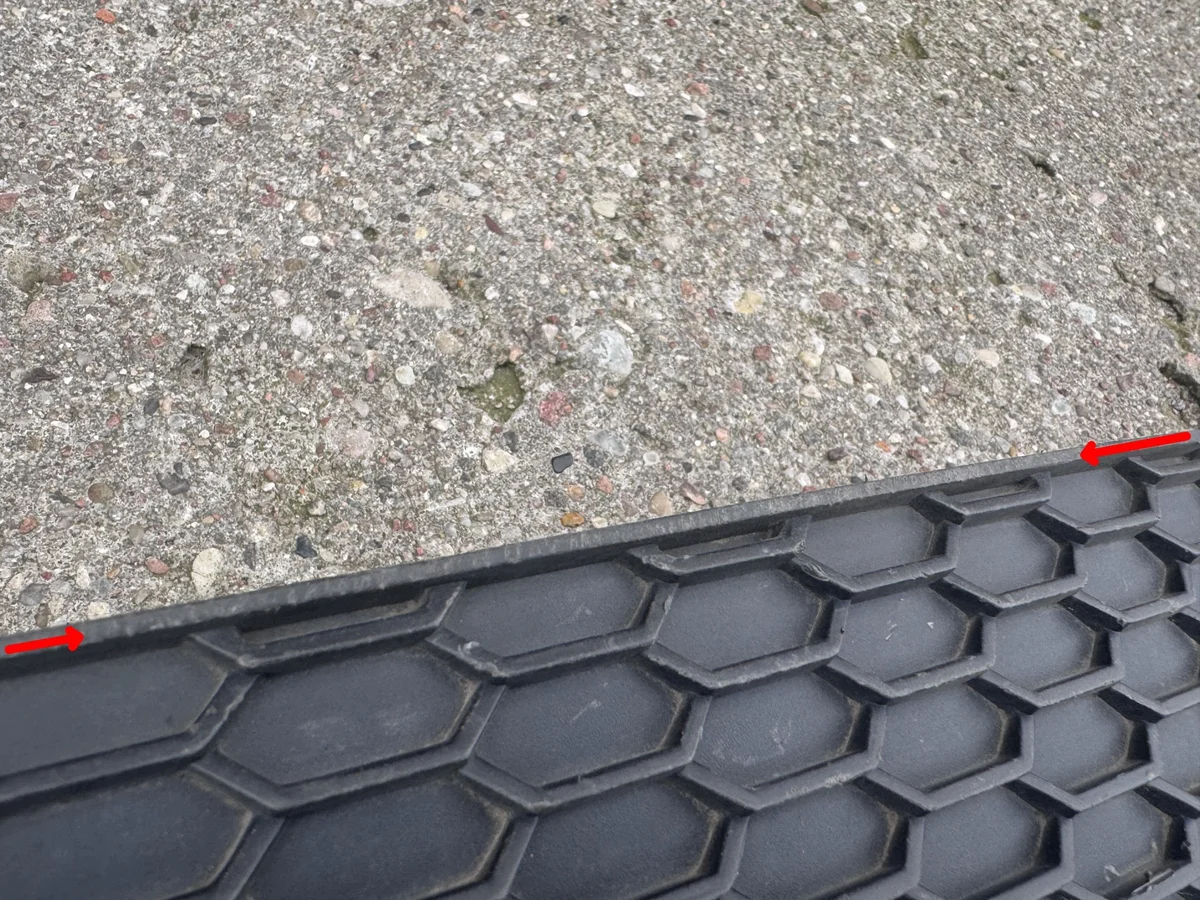 Chevrolet Aveo T255 Kalos 07- Heckstoßfänger Leiste image 4