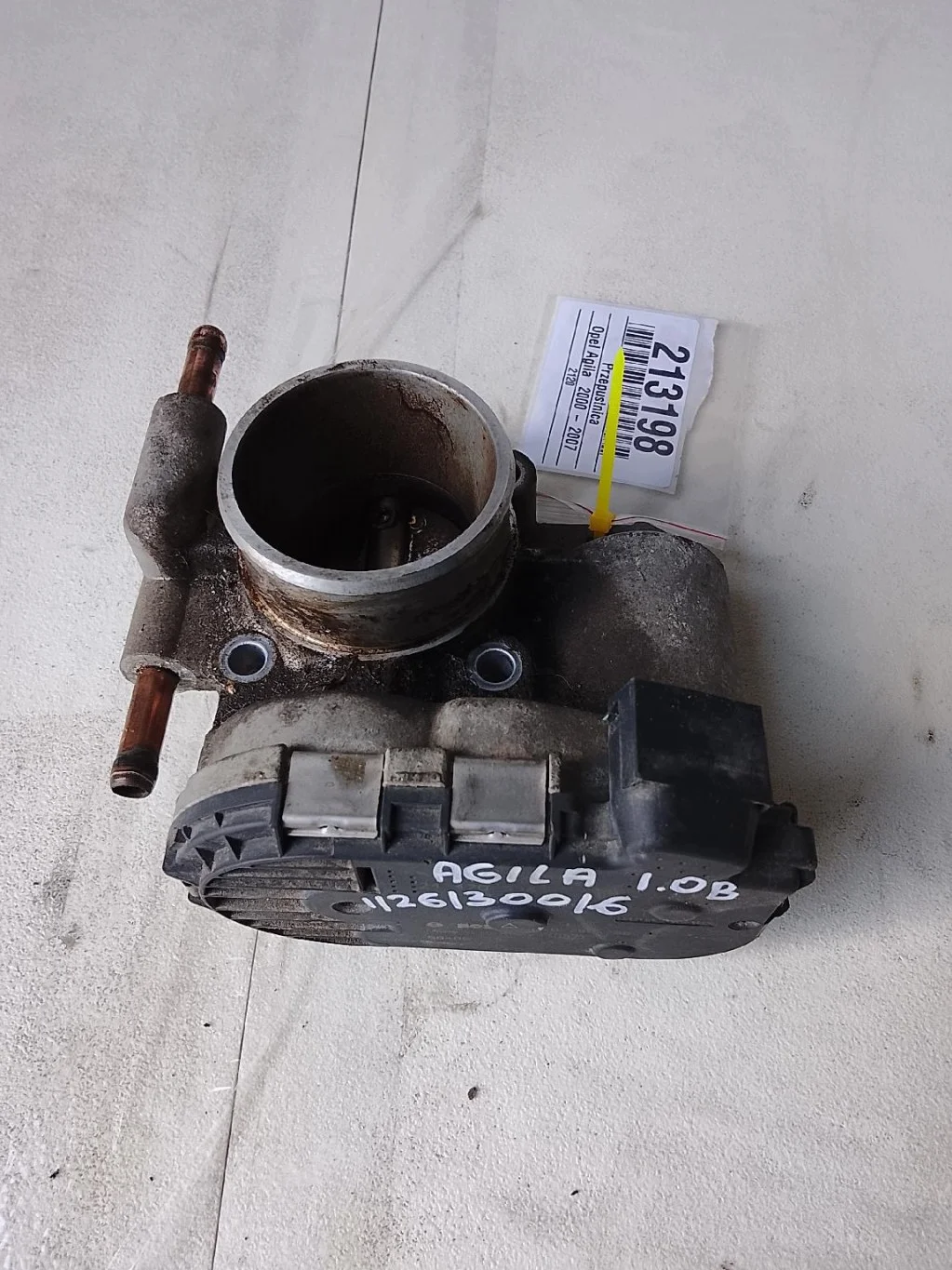 Cuerpo de aceleración Opel Agila K-213198-12630006