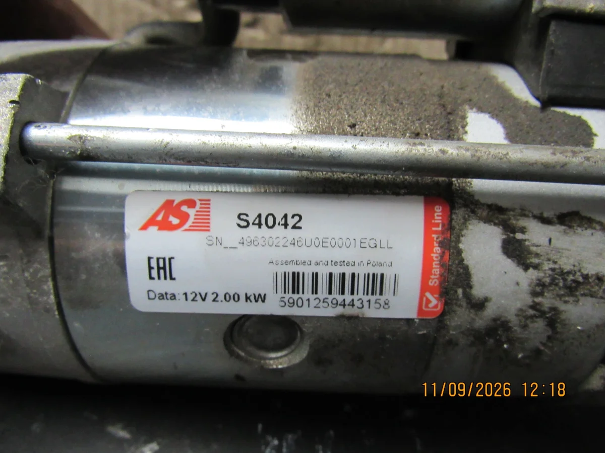 Motor de arranque Toyota Auris I 2.0D4D 126KM image 3